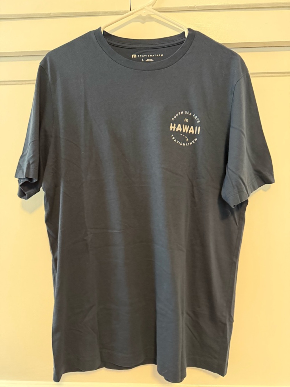 Travis Mathew Short-Sleeve Hawaii Graphic Tee - Navy